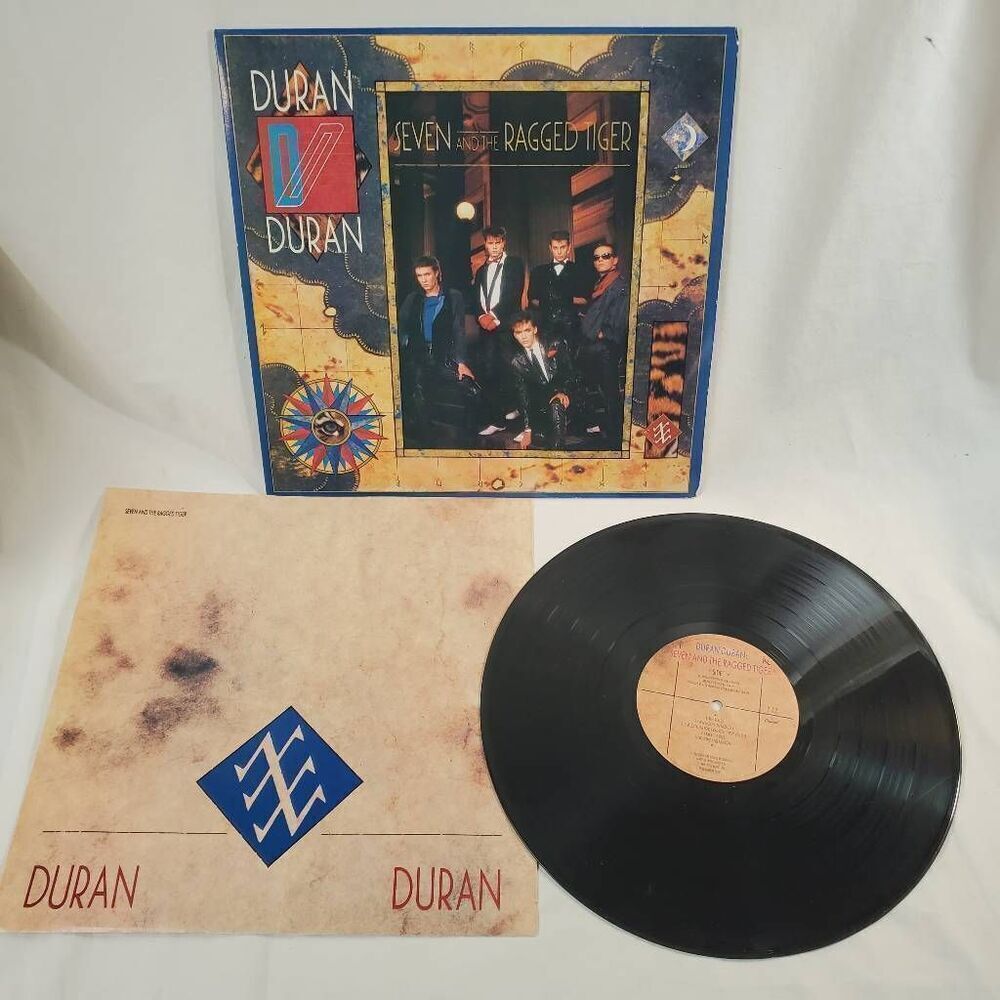 Duran Duran Seven and the Ragged Tiger Original 1983, LP Vinyl Record Album